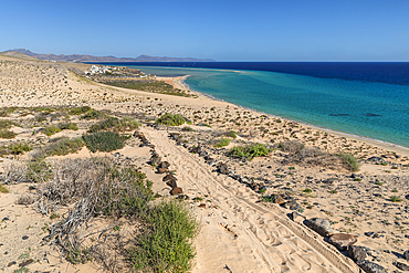 Playa de Risco del Paso, Playa de Sotavento, Fuerteventura, Canary Islands, Spain, Atlantic, Europe