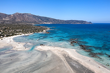 Elafonisi Beach, west coast, Crete, Greek Islands, Greece, Europe