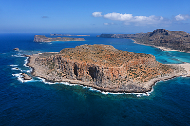 Balos Beach and Bay, Peninsula of Gramvousa, Chania, Crete, Greek Islands, Greece, Europe