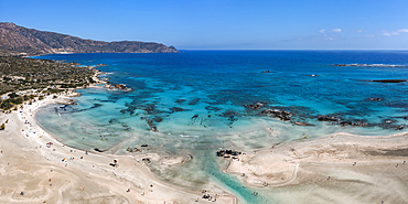 Elafonisi Beach, west coast, Crete, Greek Islands, Greece, Europe