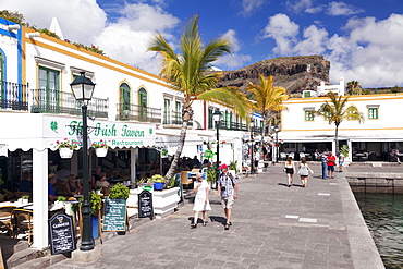 Old town, Puerto de Mogan, Gran Canaria, Canary Islands, Spain, Europe