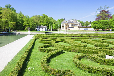 Hellbrunn Palace and formal garden, UNESCO World Heritage Site, Salzburg, Salzburger Land, Austria, Europe 