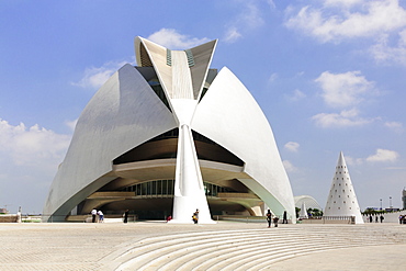 Palacio de las Artes Reina Sofia, the Opera House, City of Arts and Sciences (La Ciudad de las Artes y las Ciencias), Valencia, Comunidad Valencia, Spain, Europe