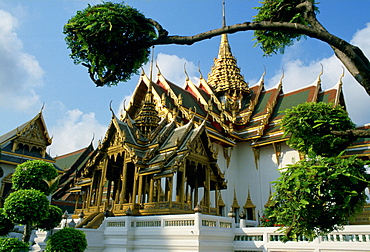 Detail of the Grand Palace (the King's Palace), Bangkok, Thailand