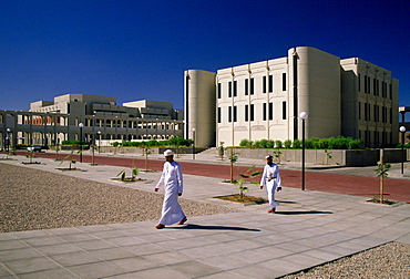 Omani  men at the University of Oman in Muscat, Oman