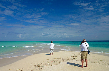 Retired couple on holiday in, Zanzibar