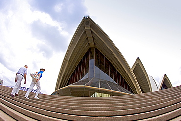 Tourists at Sydney Opera House, Australia