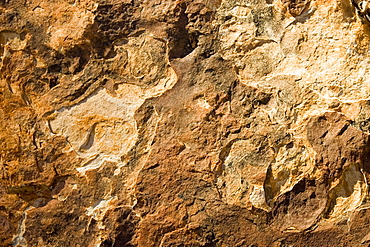 Multi-coloured layers of Mereenie sandstone at King's Canyon, Northern Territory, Australia