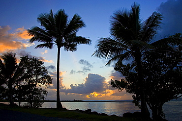 The mouth of the Mossman River at Newell Beach, Daintree, Australia