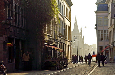 A  street in Ghent, Belgium