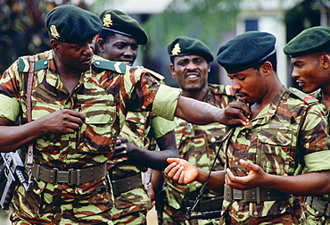 Soldiers, Cameroon, Africa