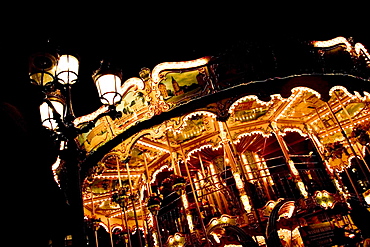 Carousel outside Hotel de Ville, Paris, France