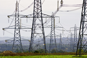 Electricity pylons, England, United Kingdom