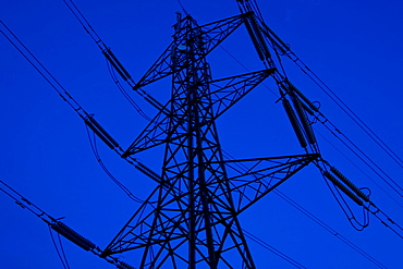 Electricity pylon in Cirencester, Gloucestershire, United Kingdom