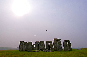 Stonehenge, Salisbury Plain in Wiltshire, UK attracts crowds on the longest day.