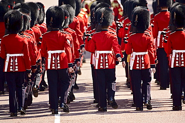 Foot Guards of the Household Division in Military Parade parade, London, UK