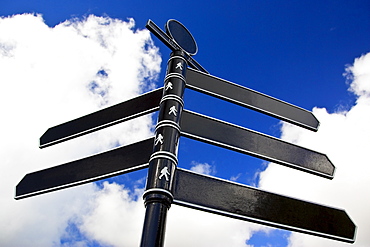 Direction sign, United Kingdom