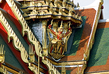 Detail of the Grand Palace, Bangkok, Thailand