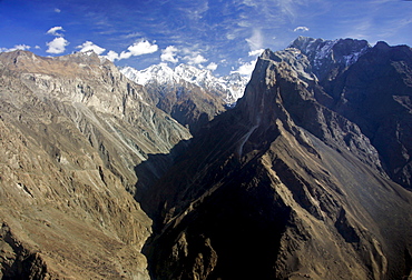 Peaks and valleys of Karokoram Mountains, Skardu Valley, North Pakistan