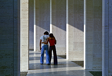 Couple at an American Cemetery, Manila, Philippines.