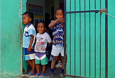 Young boys in Soweto Township, South Africa