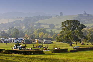 Cross-country phase of equine event, Oxfordshire, United Kingdom