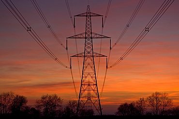 Electricity pylon near Burbage, Leicestershire, United Kingdom