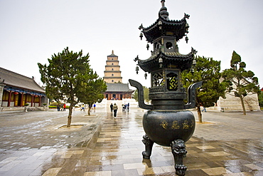 Big Wild Goose Pagoda, Tang dynasty architecture, Xian, China