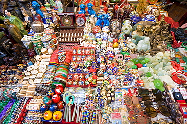 Market souvenir stall in Moslem district of Xian, China