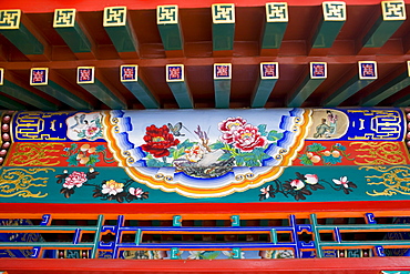 Newly restored paintings at The Summer Palace, Beijing, China