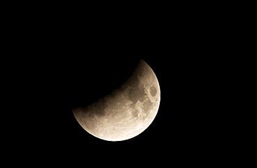 Eclipse of the moon which occurred as a full lunar eclipse viewed just before midnight on the night of 8th/9th November 2003 in Southern England