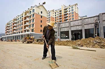 Western-style modern apartment blocks development in Yichang, China