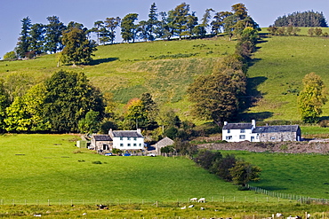 Farm houses in the Lake District, England, United Kingdom