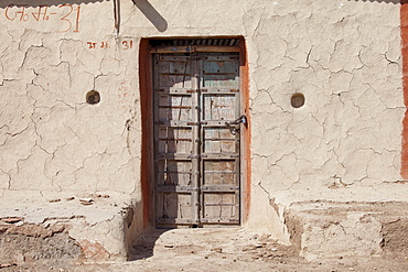 Unoccupied home in Hindu village of Dhudaly in Rajasthan, Northern India