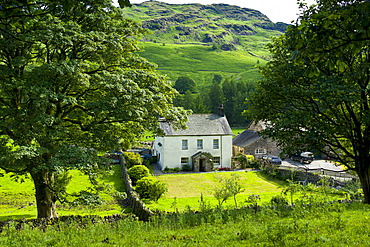 Hill farm smallholding in the Lake District National Park, Cumbria, UK