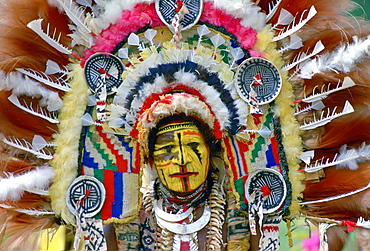 Man at Sing Sing tribal gathering  Mount Hagen, Papua New Guinea