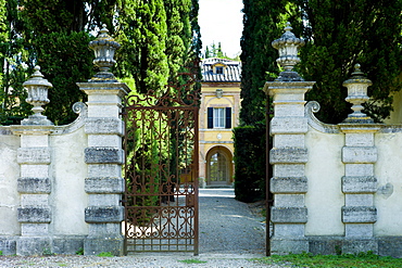 La Foce mansion open to the public near Montepulciano in Val D'Orcia area of Tuscany, Italy