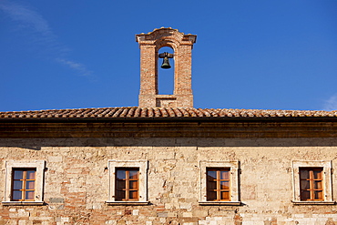 Palazzo del Capitano del Popolo, Palace of the Captain of the People, in Piazza Grande in Montepulciano, Tuscany, Italy