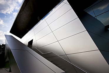 Modern architecture at the BMW Customer Collection, Showroom, Museum, Headquarters and Factory in Munich, Bavaria, Germany