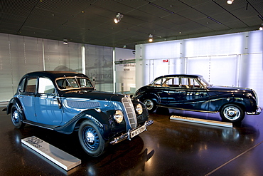 BMW 1939 335 model car on display  at the BMW Museum and Headquarters in Munich, Bavaria, Germany