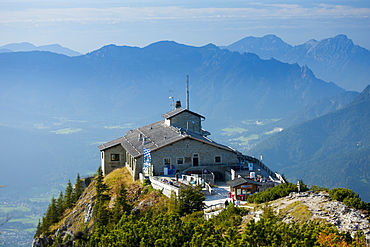 Eagle's Nest, Kehlsteinhaus, Hitler's lair at Berchtesgaden in the Bavarian Alps, Germany