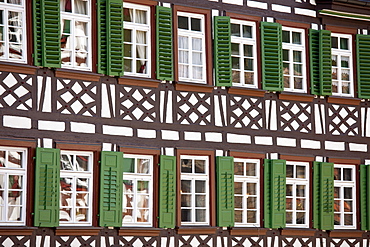 Timber-framed Guesthouse Sonne in Schiltach in the Bavarian Alps, Germany