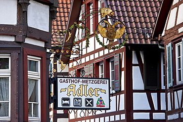 Guesthouse Adler in Black Forest town of Schiltach, Bavaria, Germany