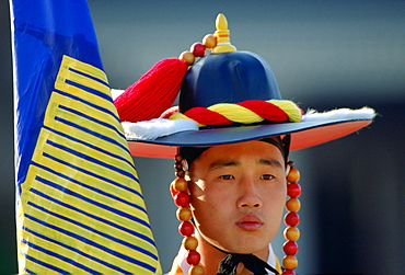 Ceremonial guard in South Korea