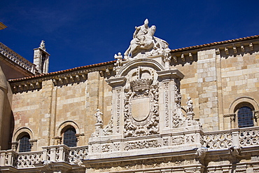 Traditional Spanish architecture in Leon, Castilla y Leon, Spain