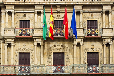 Ayuntamiento, town hall,  in Pamplona, Navarre, Northern Spain