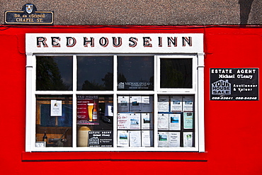 The Red House Inn public bar in Chapel Street, Lismore, County Waterford, Ireland