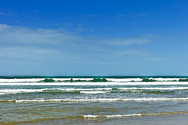 White surf and waves at Spanish Point popular tourist beach, County Clare, West Coast of Ireland