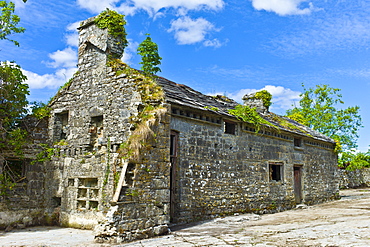 Traditional old stone barn in Kilfenora, County Clare, West of Ireland