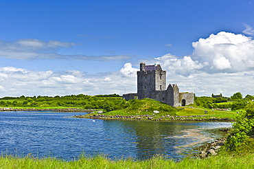 Dunguaire Castle, restored 16th Century tower house, Kinvara, County Galway, Ireland